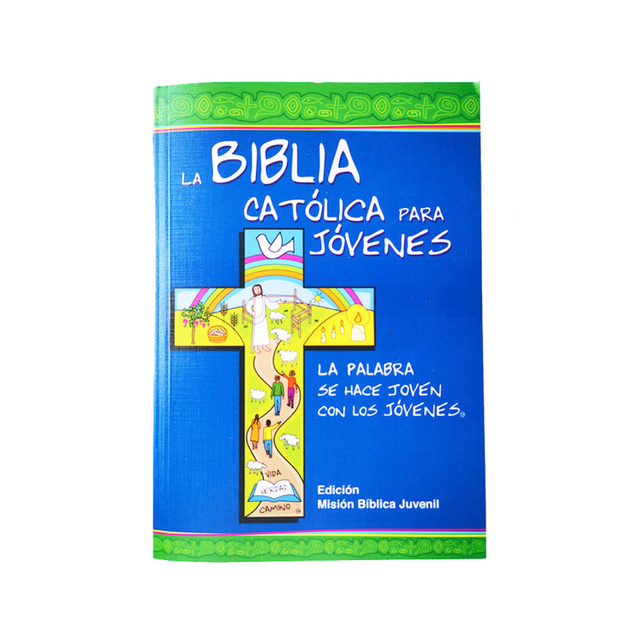 LIBRO Biblia Católica para jóvenes Editorial Verbo Divino 13 X 18 cm (tapa rústica)
