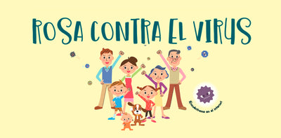 Cuento para hablar del Coronavirus con los niños: "Rosa Contra el Virus"