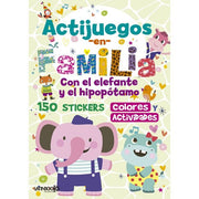 Libro de Actividades Actijuegos en familia - Con el Elefante y el Hipopótamo