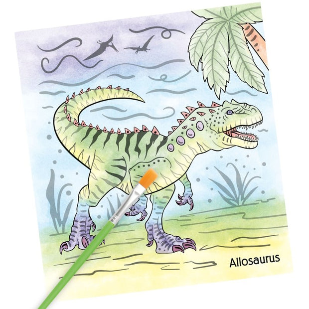 LIBRO PARA COLOREAR CON AGUA - DINOSAURIOS