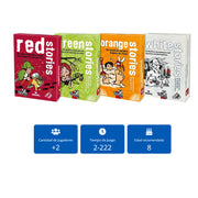 JUEGO DE MESA BLACK STORIES JUNIOR RED STORIES