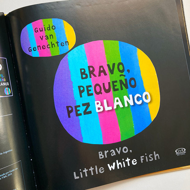 LIBRO Bravo pequeño pez blanco - Edición bilingüe