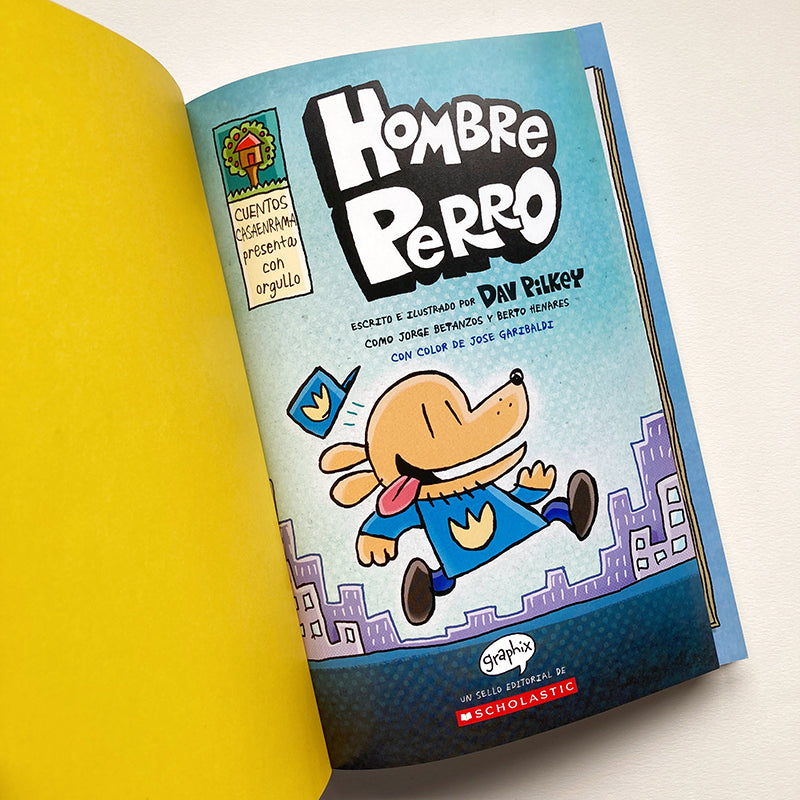 Hombre Perro 1 de Dav Pilkey | Mi Maleta Kids – Mi Maleta Kids