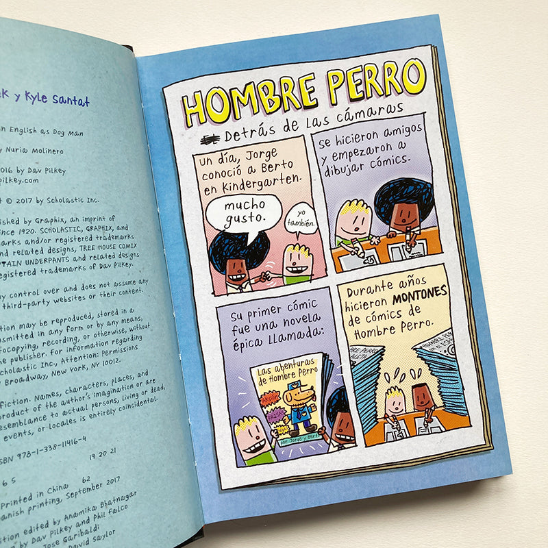 Hombre Perro 1 de Dav Pilkey | Mi Maleta Kids – Mi Maleta Kids