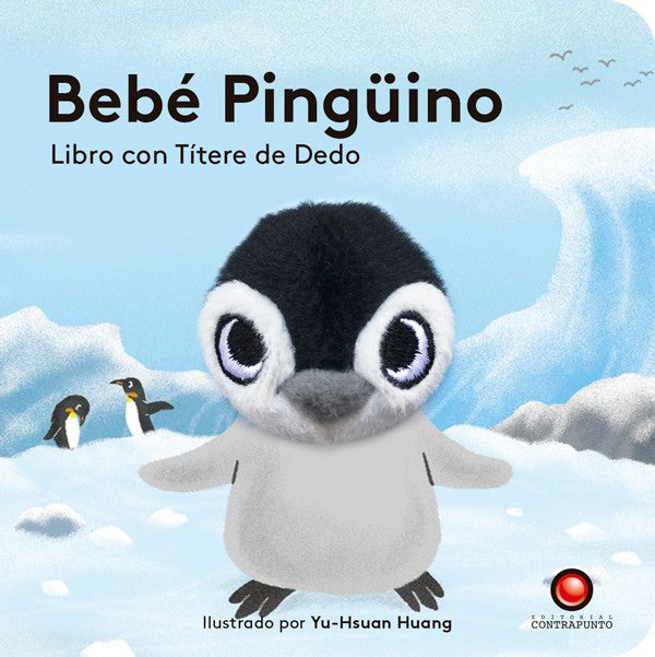 LIBRO Bebé pinguino con títere de dedo