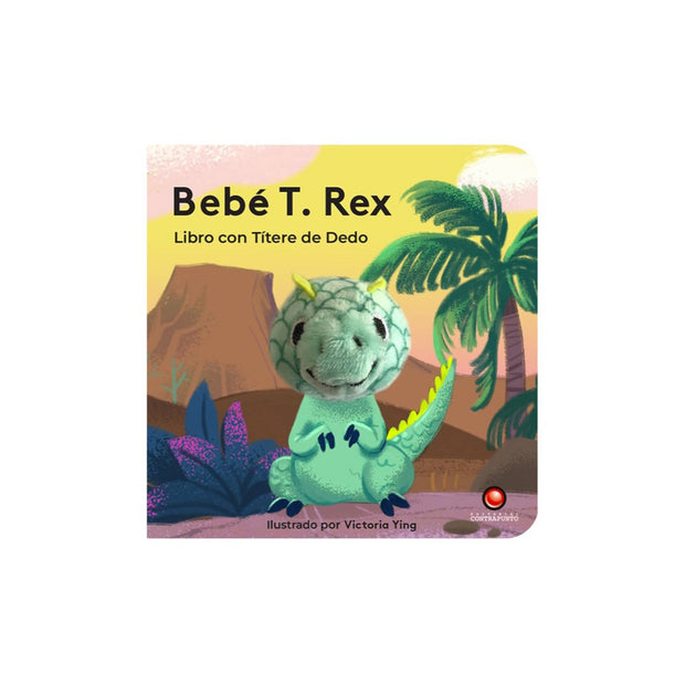LIBRO Bebé T. Rex con títere de dedo