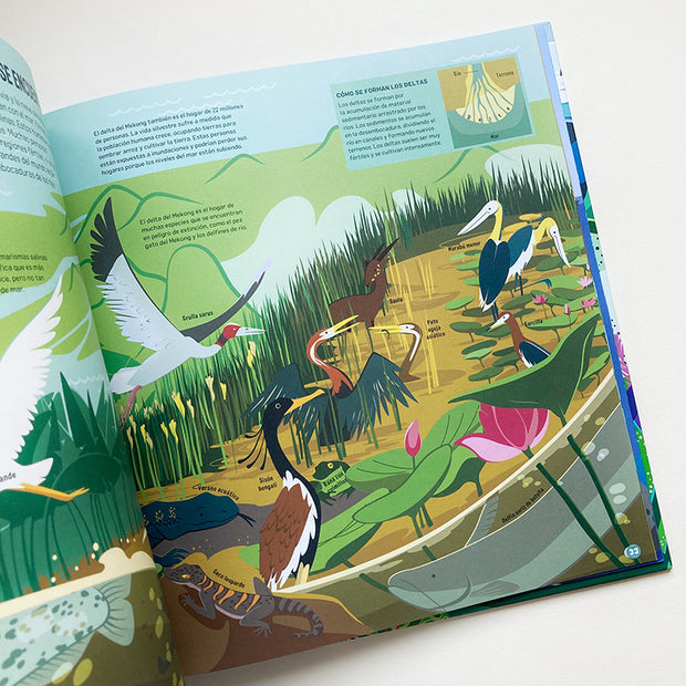 LIBRO Atlas animado - Mares y océano con app
