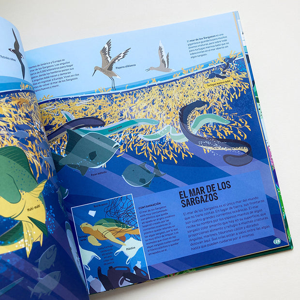 LIBRO Atlas animado - Mares y océano con app