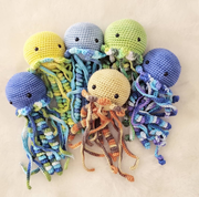 PELUCHE Medusa de apego para bebés - Azul